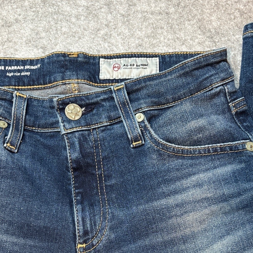 AG The Farrah High Rise Skinny 27R π - Picture 10 of 15